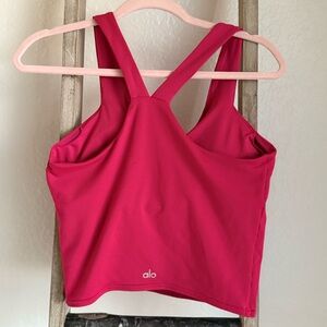 ALO Yoga Fuchsia Sports Bra